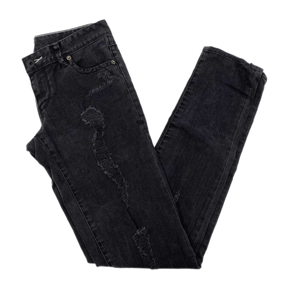 A/X Armani Exchange Black Distressed Skinny Jeans | Women’s Size 4